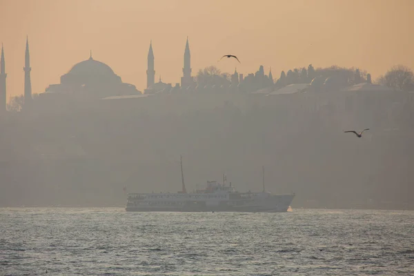 Sisli Istanbul Och Färjebilder — Stockfoto