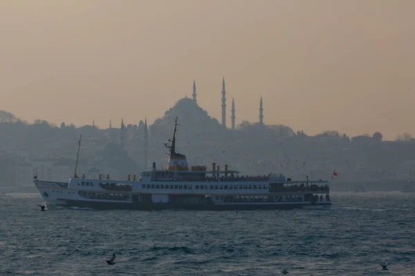 Sisli Istanbul Och Färjebilder — Stockfoto