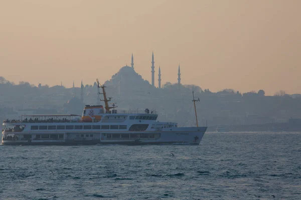 Sisli Istanbul Och Färjebilder — Stockfoto
