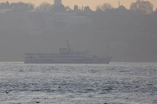 Stanbul Zonsondergang Landschap Turkije — Stockfoto