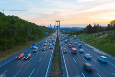 15 Temmuz Şehitler Köprüsü ve Peyzaj, trafik yoğun