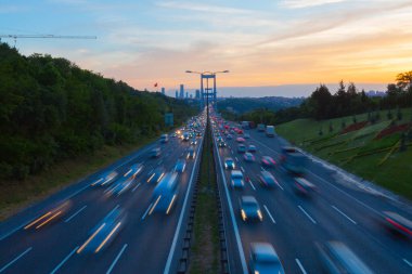 15 Temmuz Şehitler Köprüsü ve Peyzaj, trafik yoğun