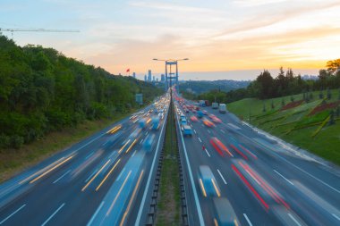 15 Temmuz Şehitler Köprüsü ve Peyzaj, trafik yoğun