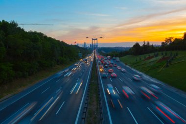 15 Temmuz Şehitler Köprüsü ve Peyzaj, trafik yoğun