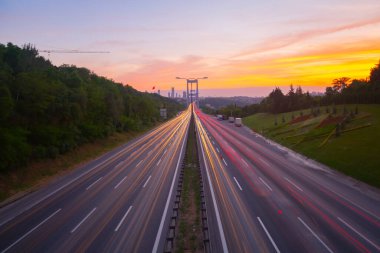 15 Temmuz Şehitler Köprüsü ve Peyzaj, trafik yoğun