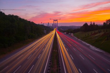 15 Temmuz Şehitler Köprüsü ve Peyzaj, trafik yoğun
