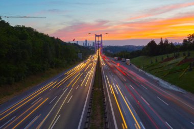15 Temmuz Şehitler Köprüsü ve Peyzaj, trafik yoğun