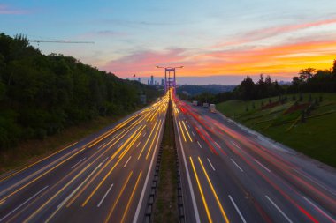 15 Temmuz Şehitler Köprüsü ve Peyzaj, trafik yoğun