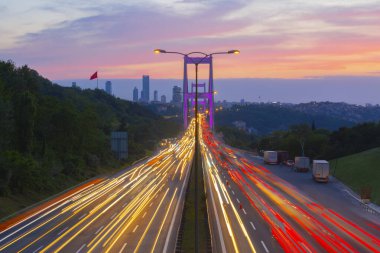 15 Temmuz Şehitler Köprüsü ve Peyzaj, trafik yoğun