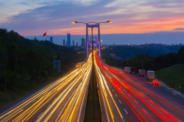 15 Temmuz Şehitler Köprüsü ve Peyzaj, trafik yoğun