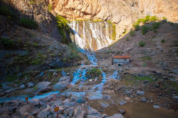 Conhecida Como Segunda Maior Cachoeira Mundo Cachoeira Kapuzba Continua Entre — Fotografia de Stock