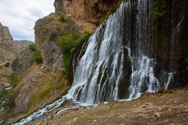 Conhecida Como Segunda Maior Cachoeira Mundo Cachoeira Kapuzba Continua Entre — Fotografia de Stock