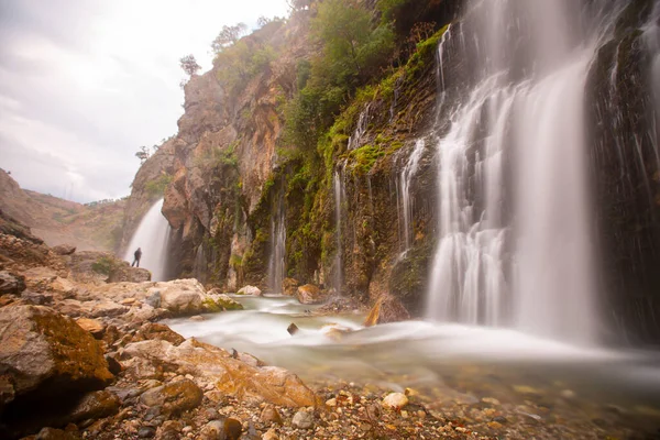Conocida Como Segunda Cascada Más Alta Del Mundo Kapuzba Waterfall — Foto de Stock