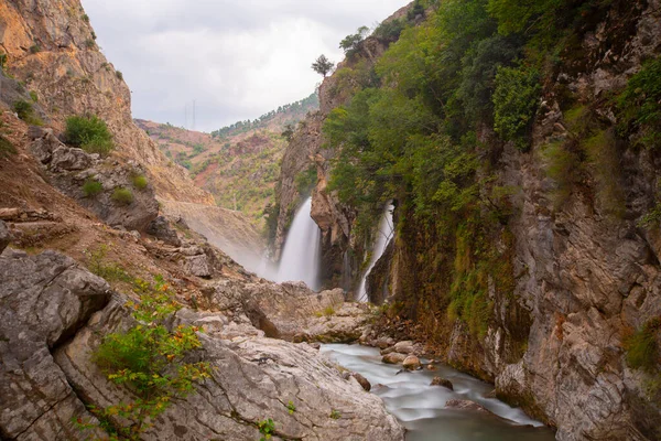 Bekend Als Tweede Hoogste Waterval Wereld Kapuzba Waterval Blijft Een — Stockfoto