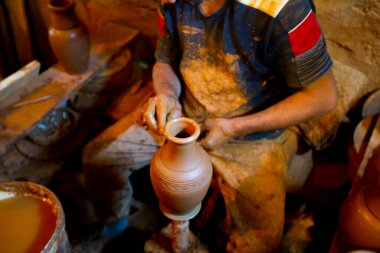 Çömlekçi, çömlekçi, Kapadokya - Türkiye 