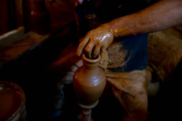 Earthenware Potter Potter Cappadocia Turkey — Stock Photo, Image