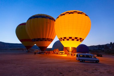 Kapadokya 'daki en popüler etkinliklerden biri sıcak hava balonlu Kapadokya' dır..
