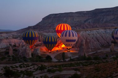 Kapadokya 'daki en popüler etkinliklerden biri sıcak hava balonlu Kapadokya' dır..