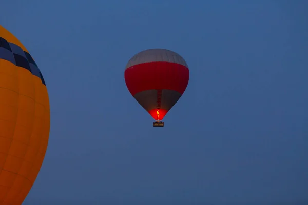 Jednou Nejpopulárnějších Aktivit Cappadocii Cappadocia Horkovzdušnými Balóny — Stock fotografie