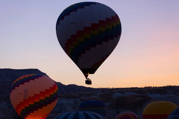One Most Popular Activities Cappadocia Cappadocia Hot Air Balloons — Stock Photo, Image