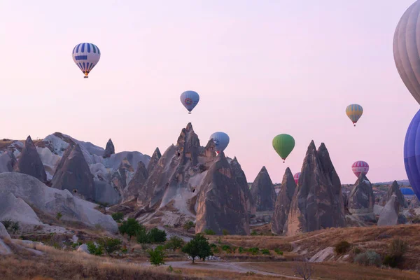 Una Las Actividades Más Populares Capadocia Capadocia Con Globos Aire —  Fotos de Stock