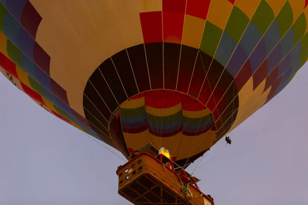 Kapadokya Daki Popüler Etkinliklerden Biri Sıcak Hava Balonlu Kapadokya Dır — Stok fotoğraf