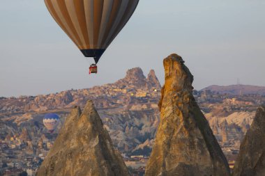 Kapadokya 'daki en popüler etkinliklerden biri sıcak hava balonlu Kapadokya' dır..