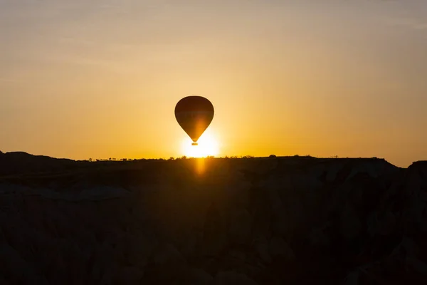 Jednou Nejpopulárnějších Aktivit Cappadocii Cappadocia Horkovzdušnými Balóny — Stock fotografie