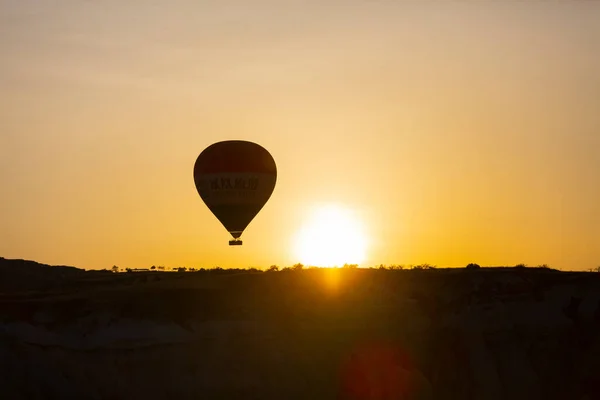 Eine Der Beliebtesten Aktivitäten Kappadokien Ist Kappadokien Mit Heißluftballons — Stockfoto