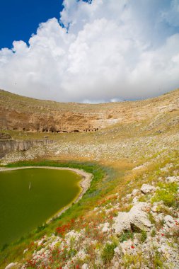 Crali Çukuru, Konya 'nın Karapnar ilçesinin Yenikent ilçesinin kuzeybatısındaki Akviran Platosu' nda yer almaktadır..