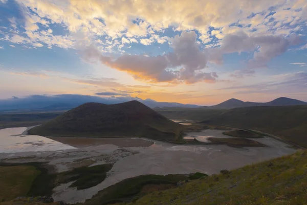 Der Karapnar Meke Kratersee Liegt Südöstlich Von Karapnar Ist Ein — Stockfoto