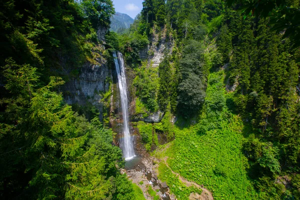 Cachoeira Maral Província Artvin Cachoeira Riacho Maral Nas Montanhas Karal — Fotografia de Stock
