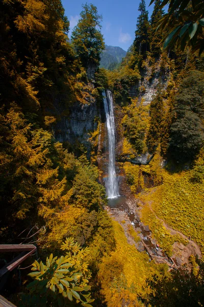 Maral Waterfall Επαρχία Artvin Καταρράκτης Στο Maral Stream Στα Όρη — Φωτογραφία Αρχείου