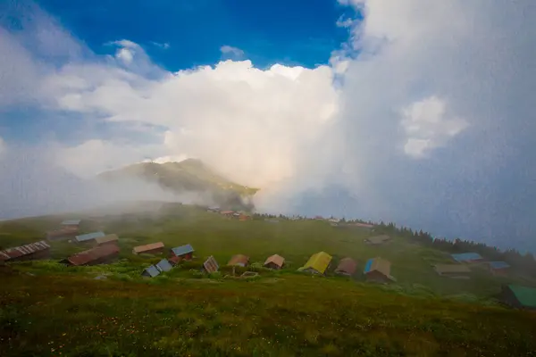 Pokut Plateau Náhorní Plošina Nachází Oblasti Amlhemin Rize Provincie — Stock fotografie