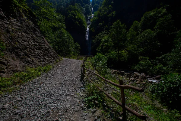 Tar Deresi Bulut Waterfall Road Punto Visitare Sicuramente Chi Attraversa — Foto Stock