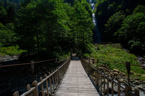 Tar Deresi Bulut Waterfall Road Point Should Definitely Visited Those — Stock Photo, Image