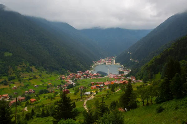 Uzungol Trabzon Turchia Imposta Lago Frana Situato Nella Provincia Trova — Foto Stock
