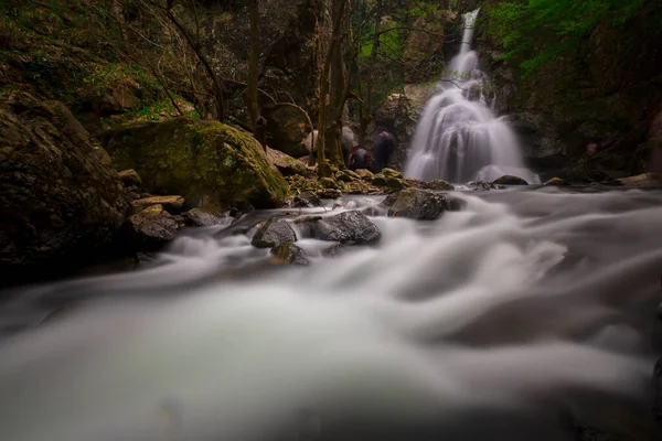 Erikli Waterfall Uma Das Maravilhas Naturais Nosso País Cachoeira Que — Fotografia de Stock