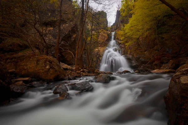 Erikli Waterfall Uma Das Maravilhas Naturais Nosso País Cachoeira Que — Fotografia de Stock