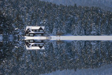 Kış Golcuk Milli Parkı Bolu Türkiye