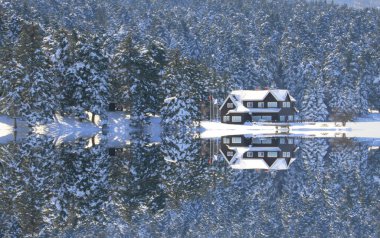 Kış Golcuk Milli Parkı Bolu Türkiye