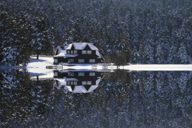 Kış Golcuk Milli Parkı Bolu Türkiye