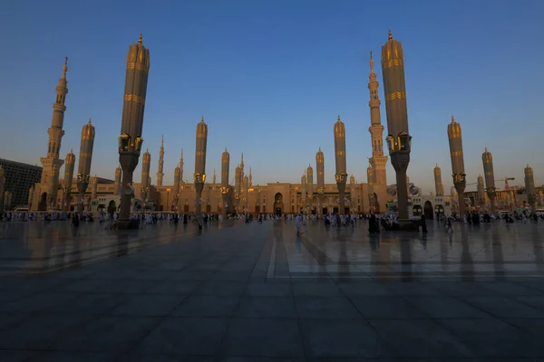 Mosquée Prophète Arabie Saoudite Médine Est Une Des Grandes Mosquées — Photo