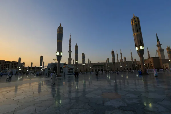 Mosquée Prophète Arabie Saoudite Médine Est Une Des Grandes Mosquées — Photo