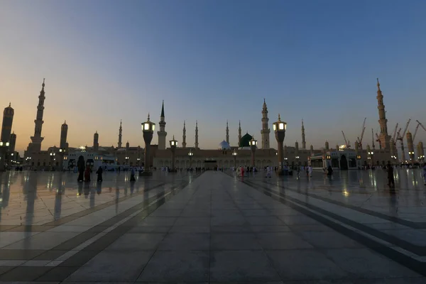 Mosquée Prophète Arabie Saoudite Médine Est Une Des Grandes Mosquées — Photo