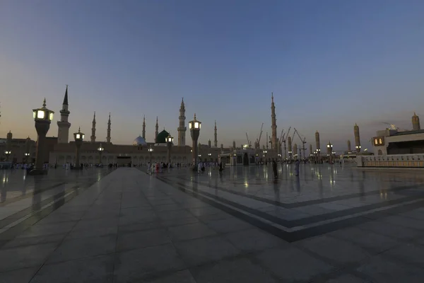 Mosquée Prophète Arabie Saoudite Médine Est Une Des Grandes Mosquées — Photo