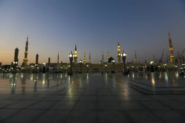 Mešita Proroka Saúdské Arábii Medina Jedna Největších Mešit Světě Mekce — Stock fotografie