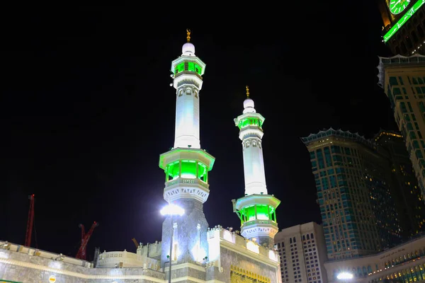 Luogo Santo Dei Musulmani Porta Ingresso Minareti Della Kaaba Arabia — Foto Stock