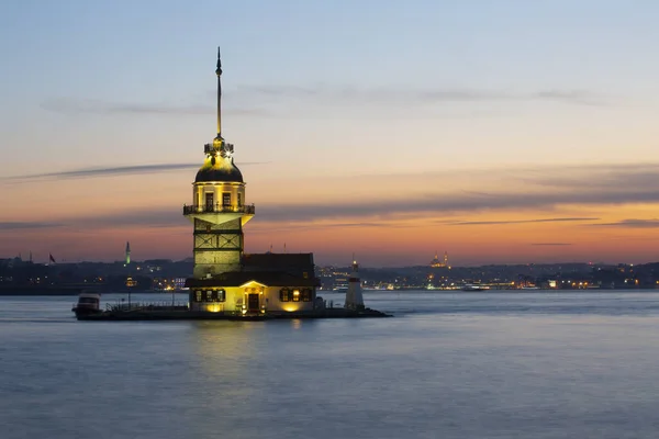 Věž Která Stala Symbolem Uskudaru Jediné Dílo Které Zbylo Byzantského — Stock fotografie