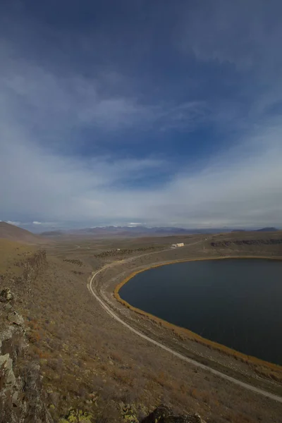 Narlgl Granátové Jezero Nebo Jiný Název Acgol Který Nachází Městě — Stock fotografie